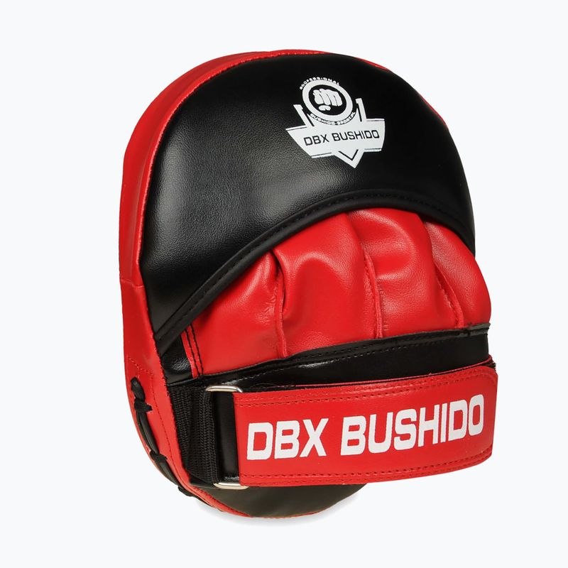 Tréningové lapy trenérske DBX Bushido Mini 2 pcs. black/red/white 4