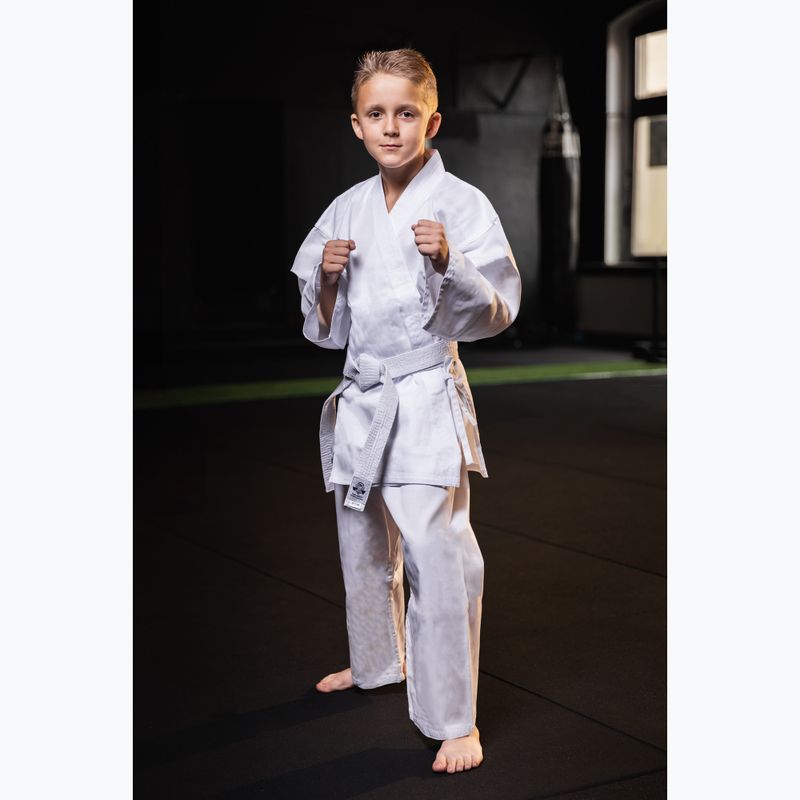 Karategi s pásom pre deti DBX BUSHIDO ARK-312 biele 8