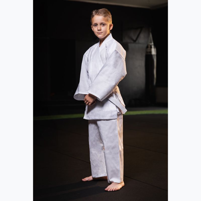 Karategi s pásom pre deti DBX BUSHIDO ARK-312 biele 10