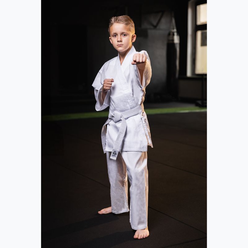 Karategi s pásom pre deti DBX BUSHIDO ARK-312 biele 11