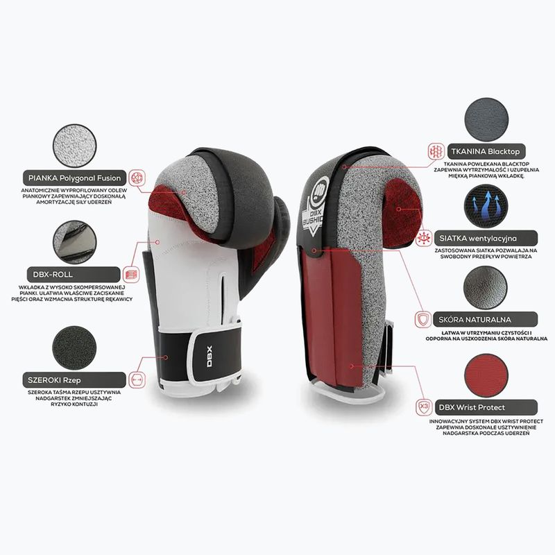 Boxerské rukavice Bushido so systémom Wrist Protect čierne Bb4 9
