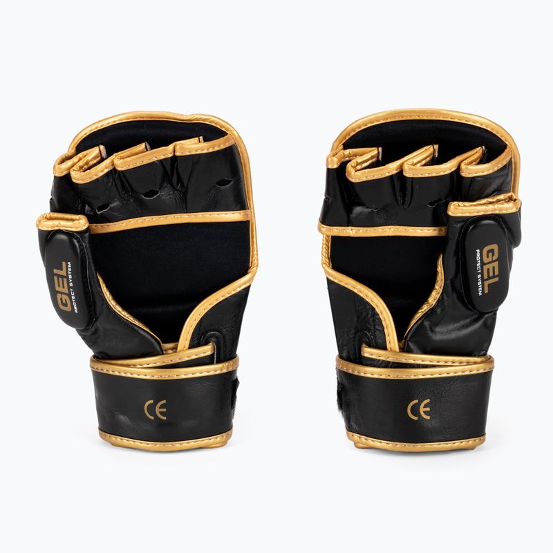 Bushido kožené tréningové rukavice MMA čierne Arm-2011D-L 2