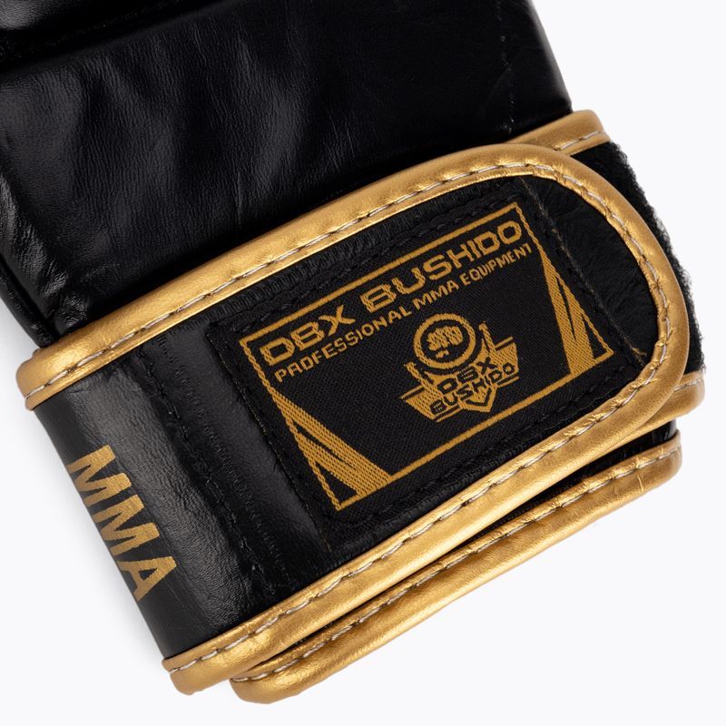 Bushido kožené tréningové rukavice MMA čierne Arm-2011D-L 5