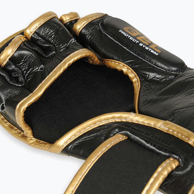 Bushido kožené tréningové rukavice MMA čierne Arm-2011D-L 6