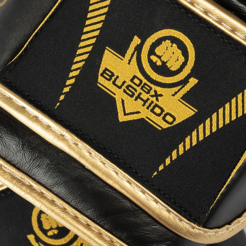 Boxerské rukavice Bushido z prírodnej kože čierne B-2v13 5