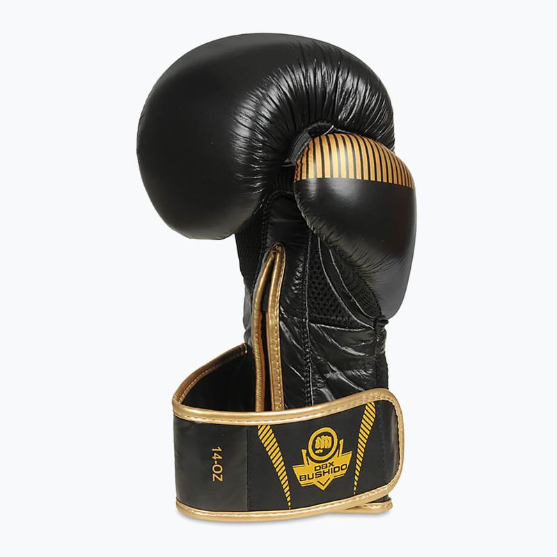 Boxerské rukavice Bushido z prírodnej kože čierne B-2v13 10