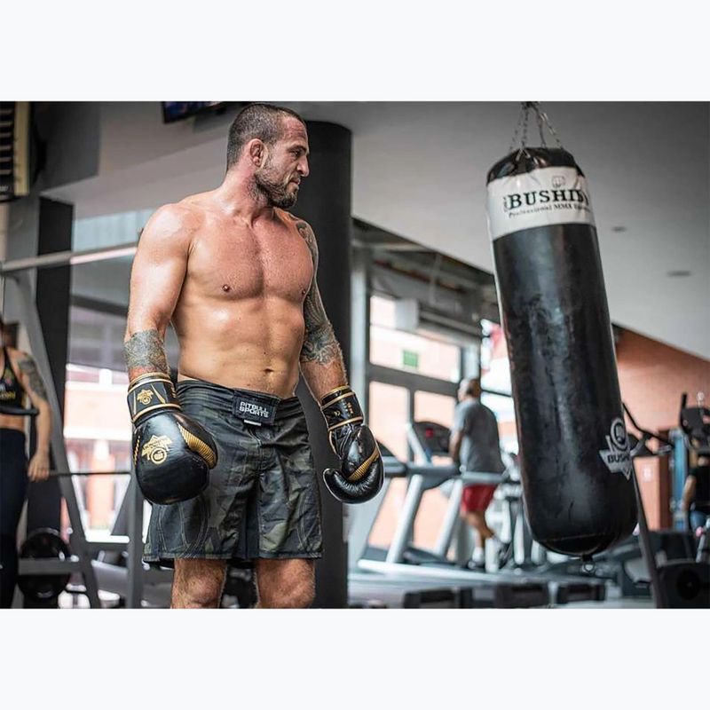 Boxerské rukavice Bushido z prírodnej kože čierne B-2v13 22