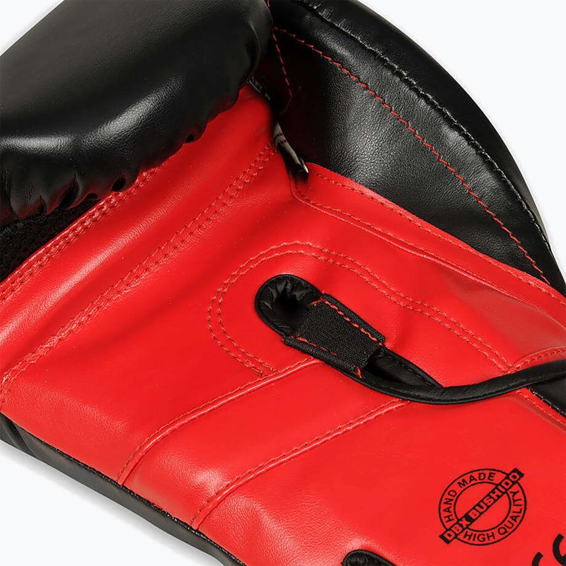 DBX BUSHIDO "Hammer - Red" Muay Thai boxerské rukavice čierna/červená 9