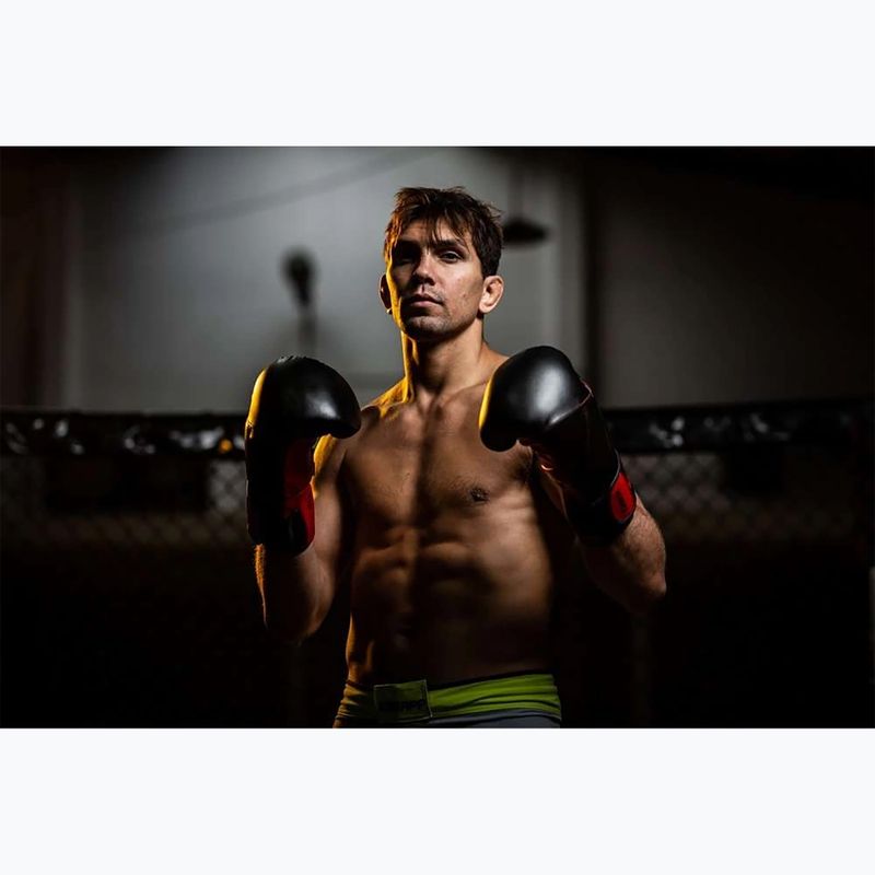 DBX BUSHIDO "Hammer - Red" Muay Thai boxerské rukavice čierna/červená 16
