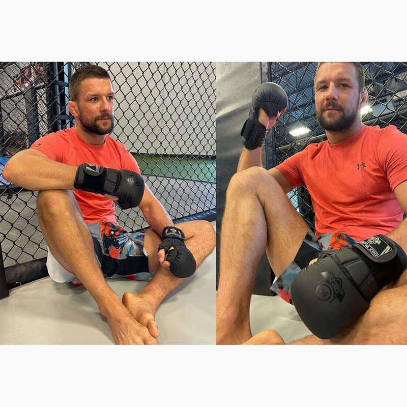 DBX BUSHIDO Master MMA grapplingové rukavice čierne 14