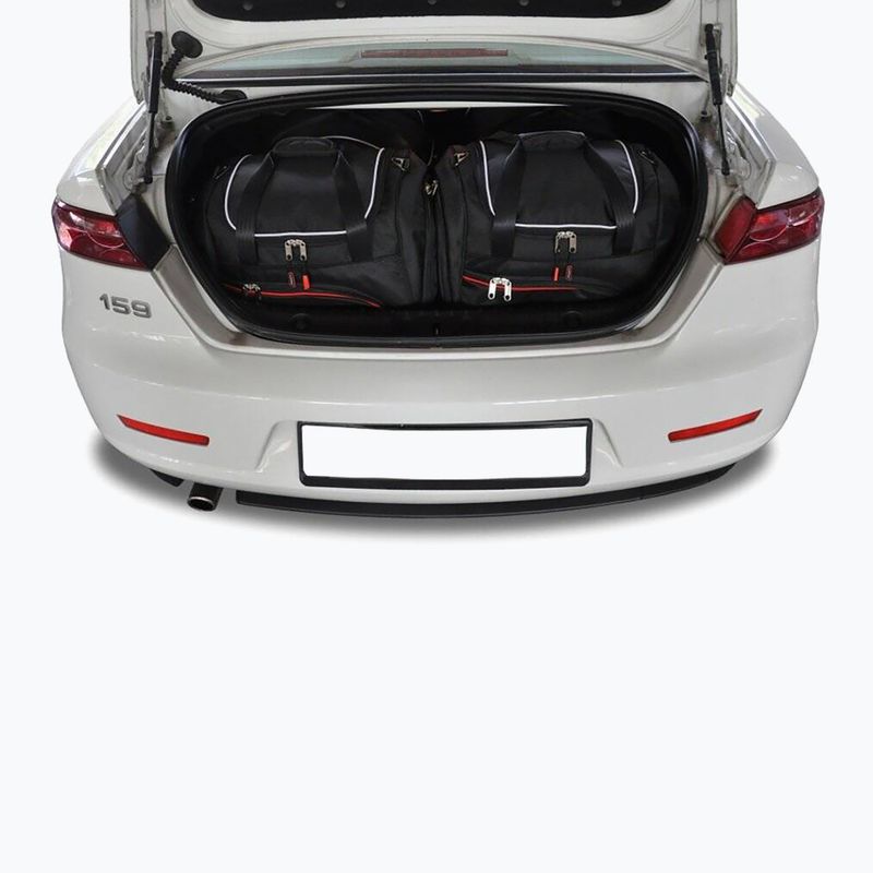 Súprava tašiek do batožinového priestoru auta KJUST Alfa Romeo 159 Limousine 2005-2011 4 ks. black 16