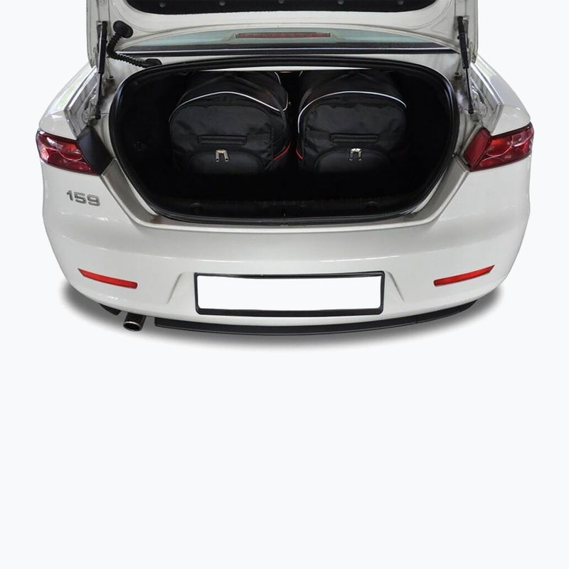 Súprava tašiek do batožinového priestoru auta KJUST Alfa Romeo 159 Limousine 2005-2011 4 ks. black 17