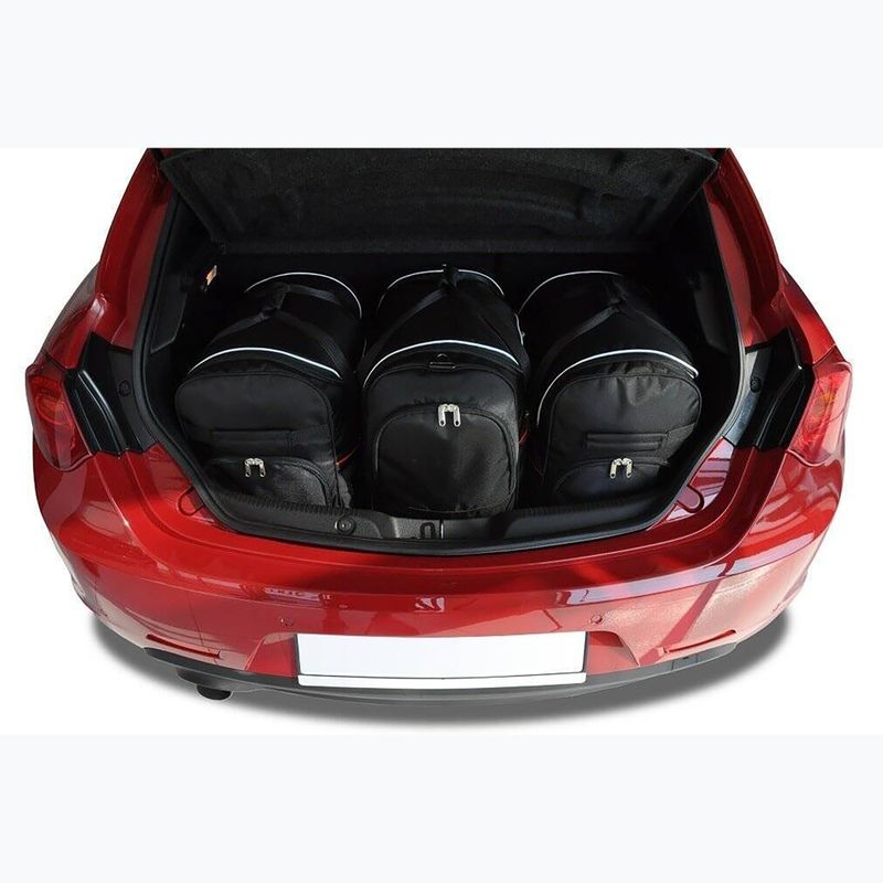 Súprava tašiek do batožinového priestoru auta KJUST Alfa Romeo Giulietta Nuova 2010-2020 3 ks. black 14