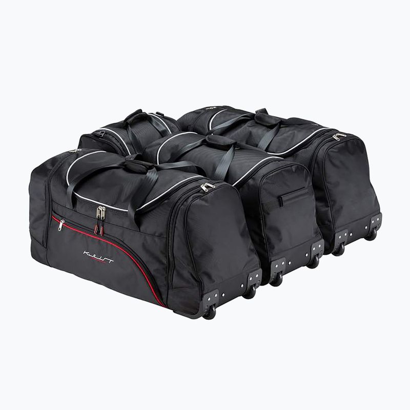 Súprava tašiek do batožinového priestoru auta Audi A3 Limousine 2013-2020 4 ks black 2