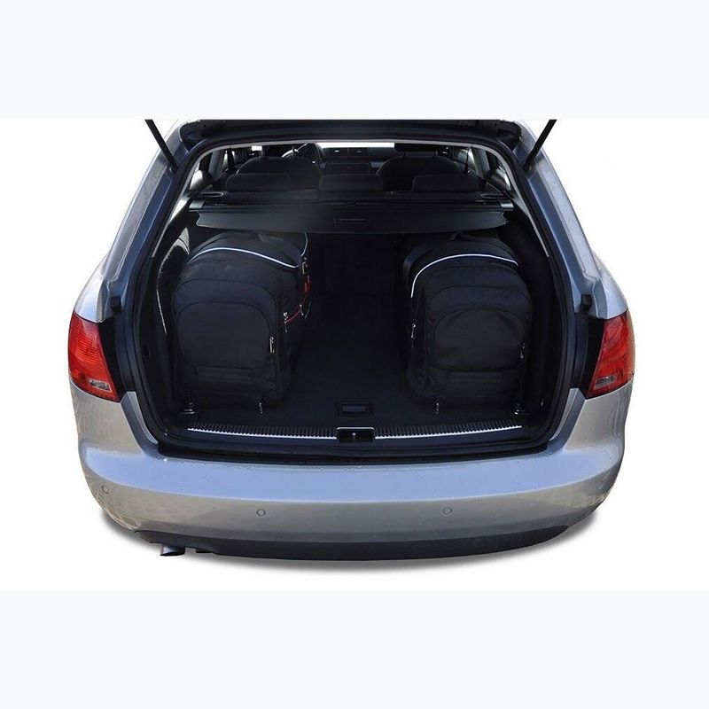 Súprava tašiek do batožinového priestoru auta KJUST Audi A4 Avant 2004-2008 4 ks black 20