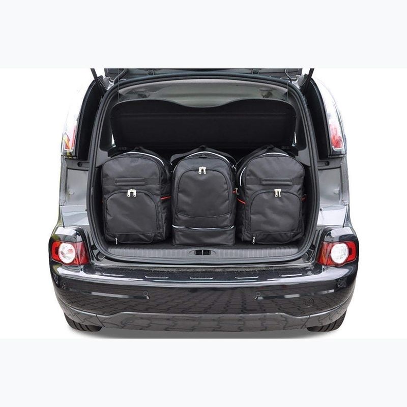 Sada tašiek do kufra KJUST Citroen C3 Picasso 2008-2017 3 ks black 13