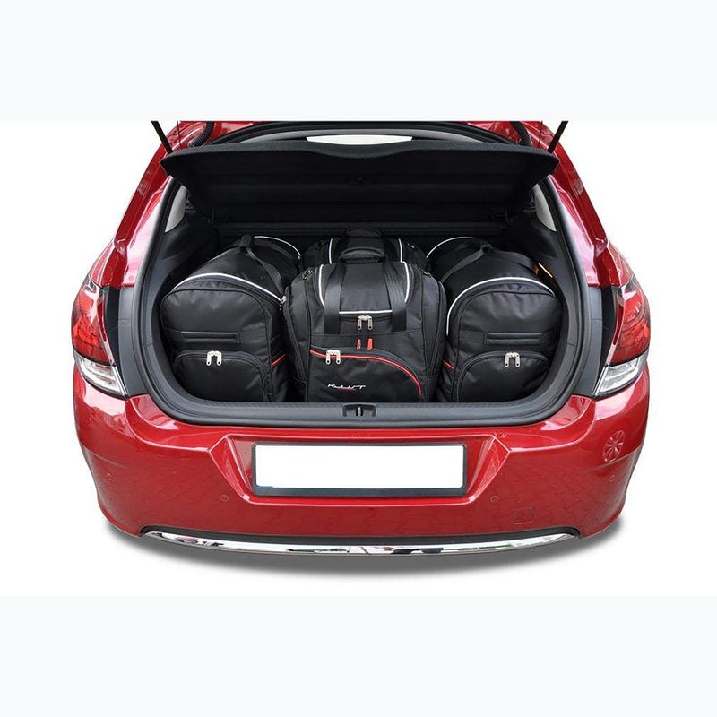 Sada tašiek do kufra KJUST Citroen C4 Hatchback 2010-2017 4 ks black 13