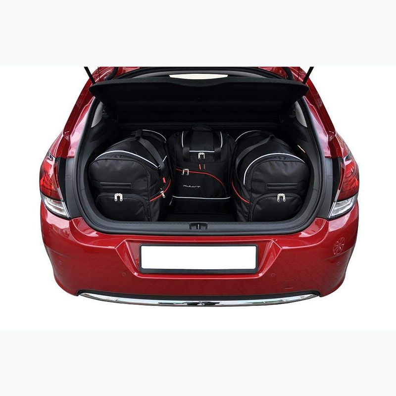 Sada tašiek do kufra KJUST Citroen C4 Hatchback 2010-2017 4 ks black 14