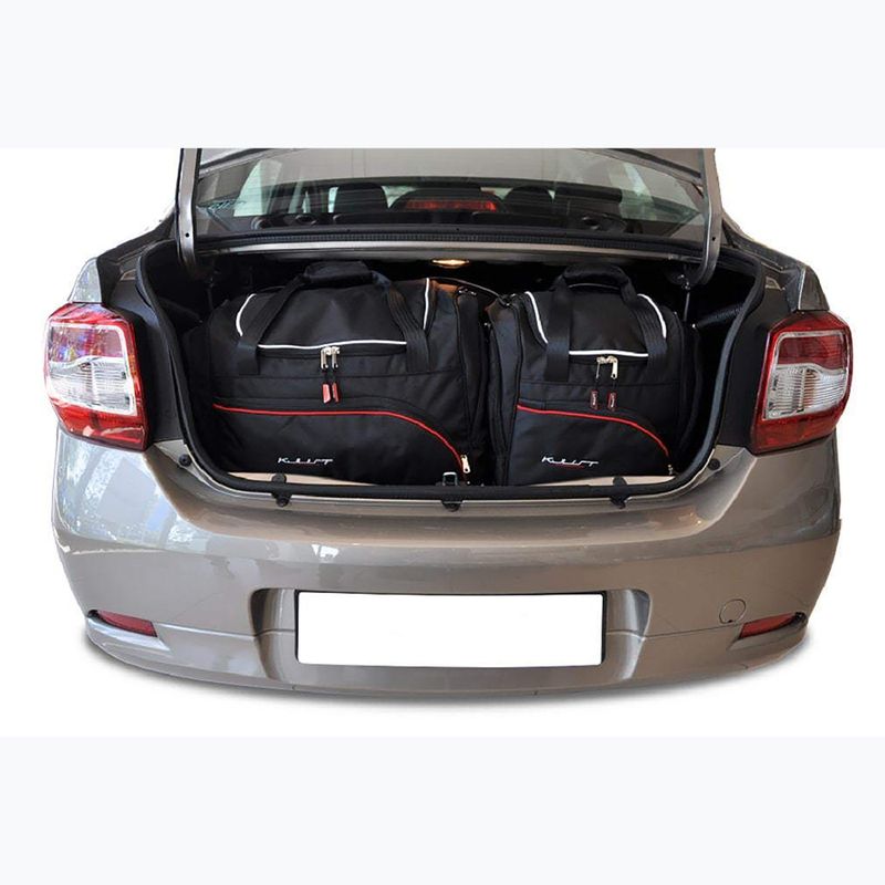 Sada tašiek do kufra KJUST Dacia Logan Limousine 2012-2020 5 ks black 15