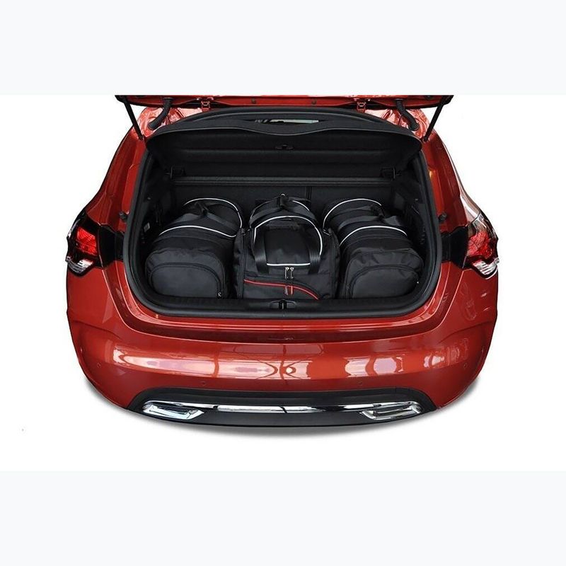 Sada tašiek do kufra KJUST Citroen DS4 2011-2015 4 ks black 14