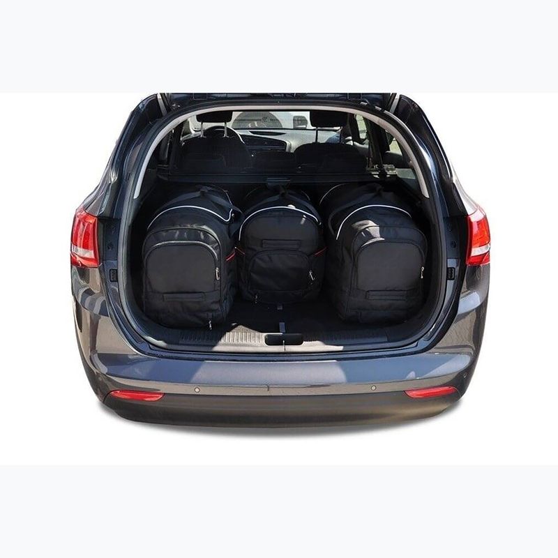 Sada batožinových tašiek Kjust Kia Cee'D Kombi 2012-2018 4 ks čierna 17