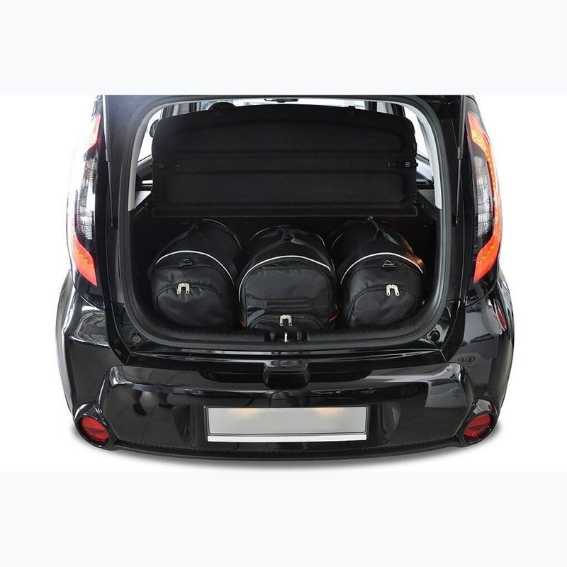 Súprava tašiek do batožinového priestoru KJUST Kia Soul 2014-2016 3 ks black 13
