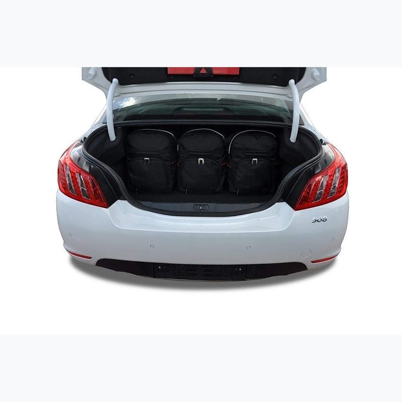 KJUST sada tašiek do kufra Peugeot 508 Limousine 2011-2014 5 ks čierna. 13