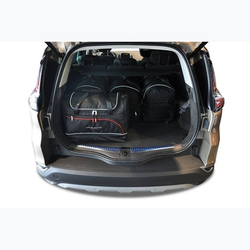 KJUST Renault Espace 2014-2021 sada tašiek do batožinového priestoru 5 ks čierna. 14