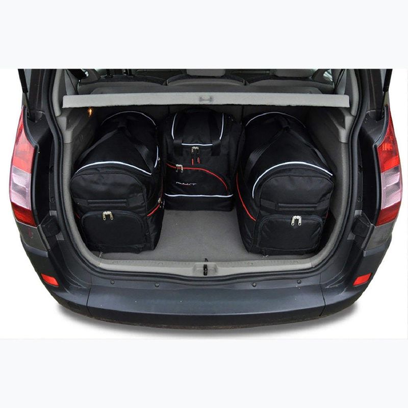 KJUST sada tašiek do batožinového priestoru Renault Scenic 2003-2009 4 ks čierna 14