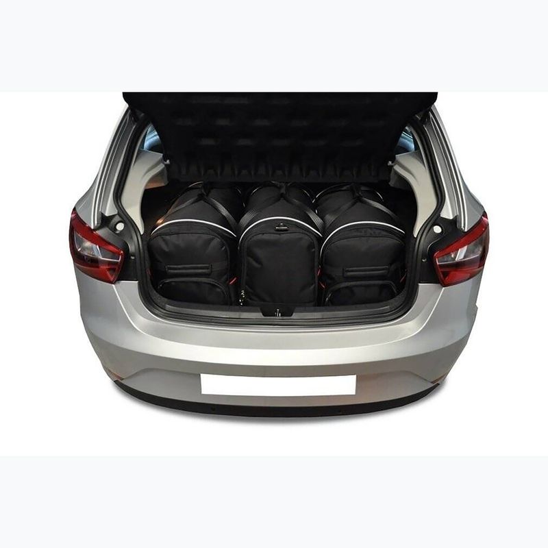 KJUST sada tašiek do kufra Seat Ibiza Hatchback 2008-2017 3 ks čierna. 14