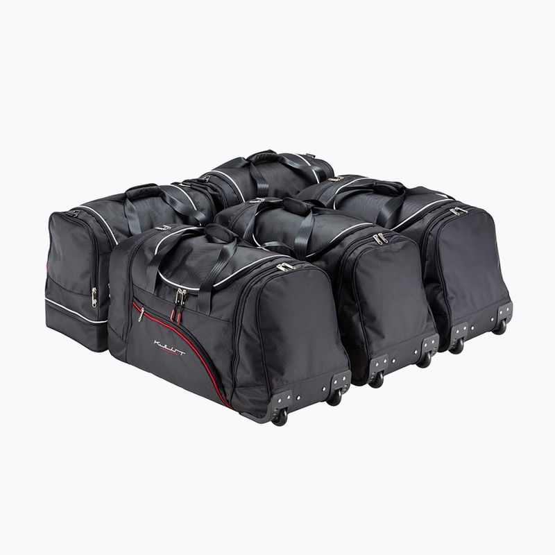 Sada tašiek do kufra KJUST Škoda Octavia Hatchback 2004-2013 5 ks čierna. 2