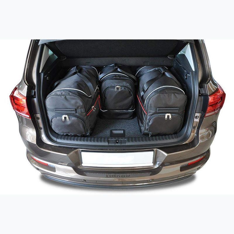 Súprava tašiek do batožinového priestoru KJUST Volkswagen Tiguan 2007-2015 4 ks black 18