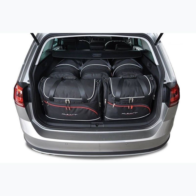 Súprava tašiek do batožinového priestoru KJUST Volkswagen Golf Alltrack 2015-2020 5 ks black 16