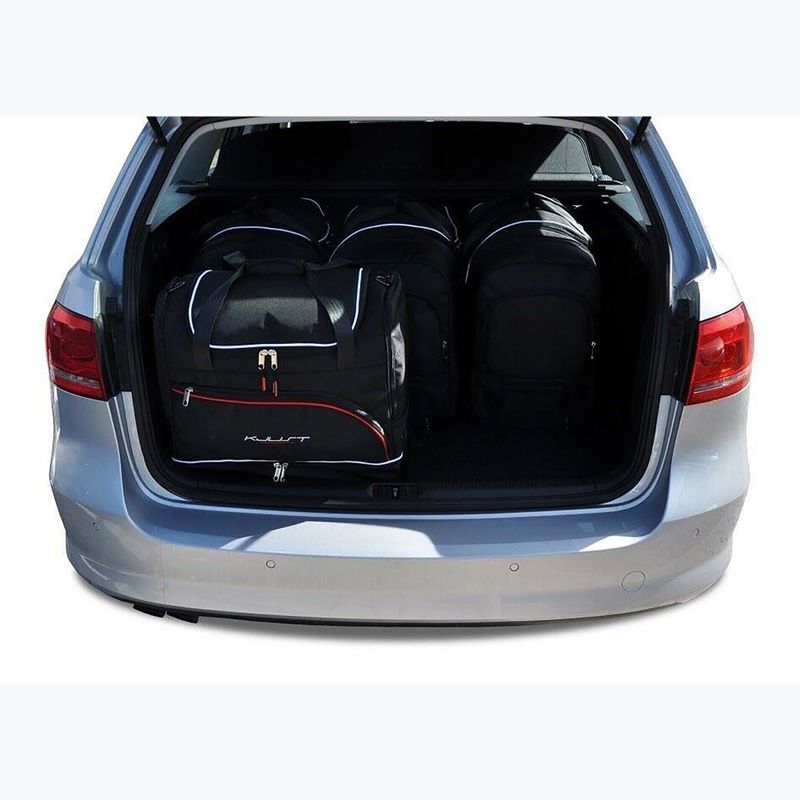 Súprava tašiek do batožinového priestoru KJUST Volkswagen Passat Variant 2010-2014 5 ks black 15