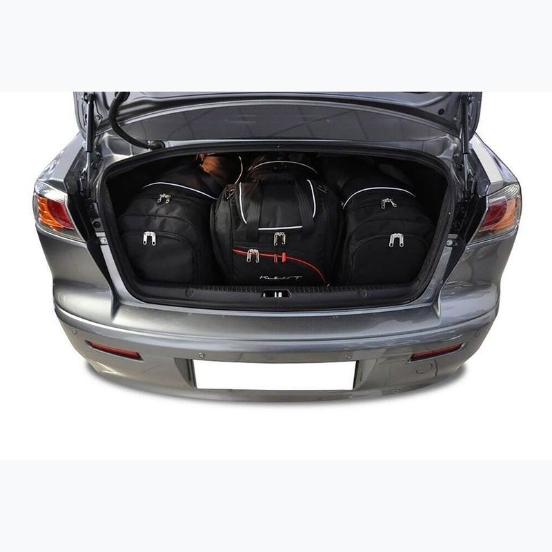 Sada tašiek do kufra KJUST Mitsubishi Lancer Limousine 2007-2016 4 ks. čierna 11