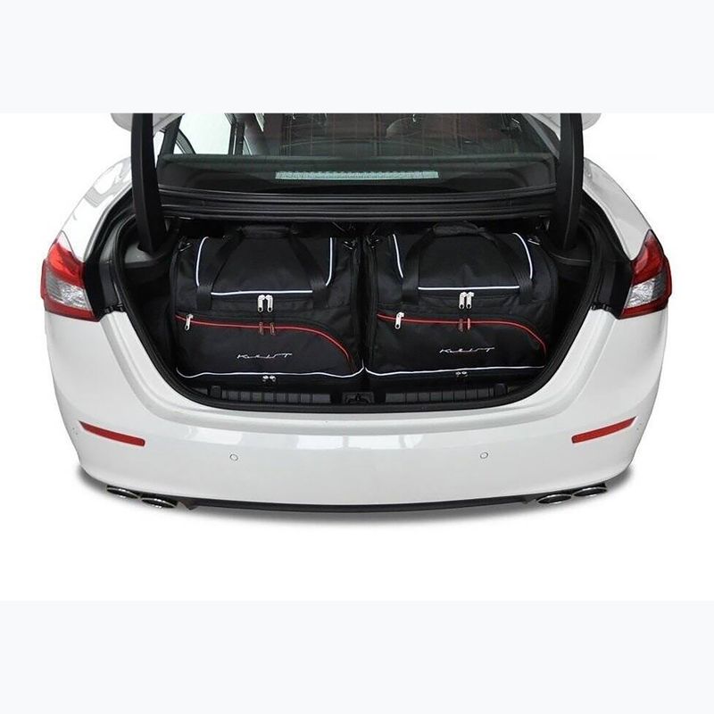 Sada tašiek do kufra KJUST Maserati Ghibli 2013+ 4 ks. čierna 14