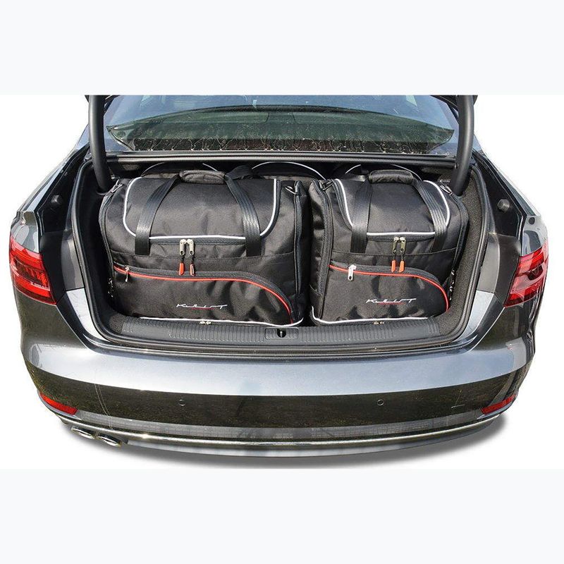 Súprava tašiek do batožinového priestoru auta KJUST Audi A4 Limousine 2015+ 5 ks black 16