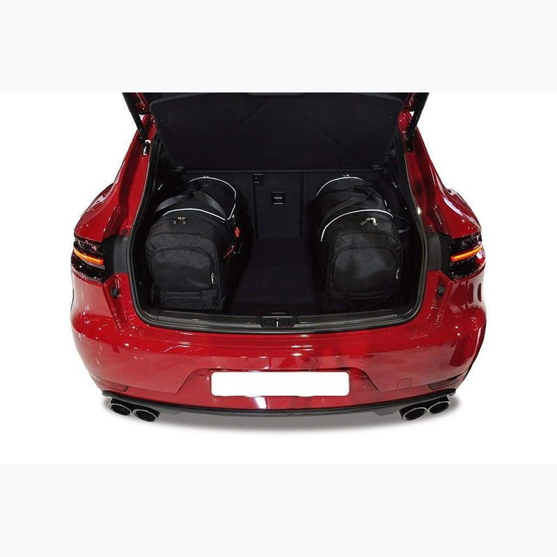 KJUST Porsche Macan 2013+ sada tašiek do batožinového priestoru 4 ks čierna 15
