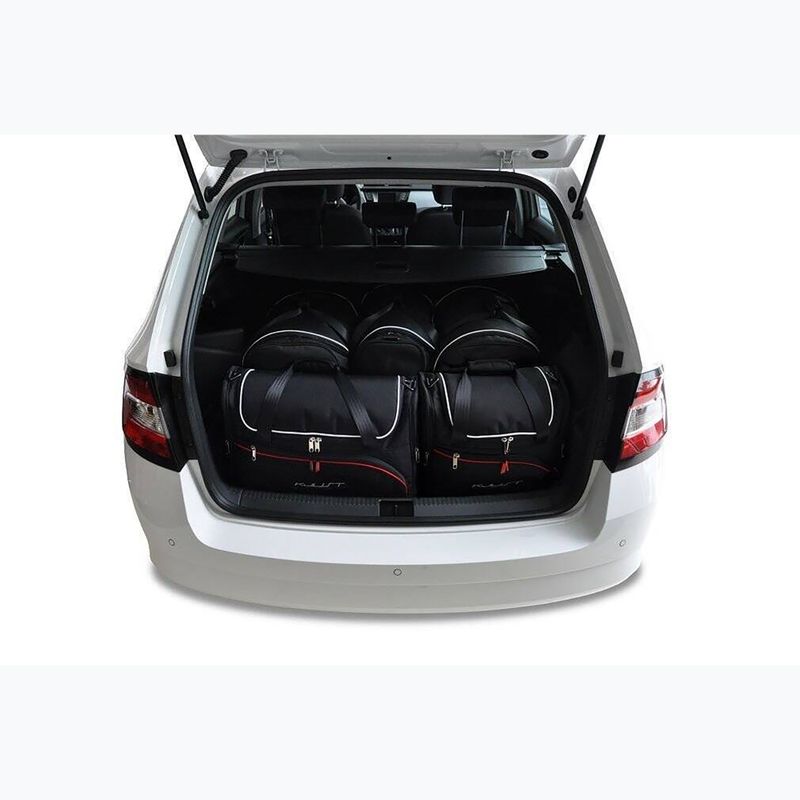 KJUST Škoda Fabia Kombi 2014-2021 sada tašiek do kufra 5 ks čierna. 12