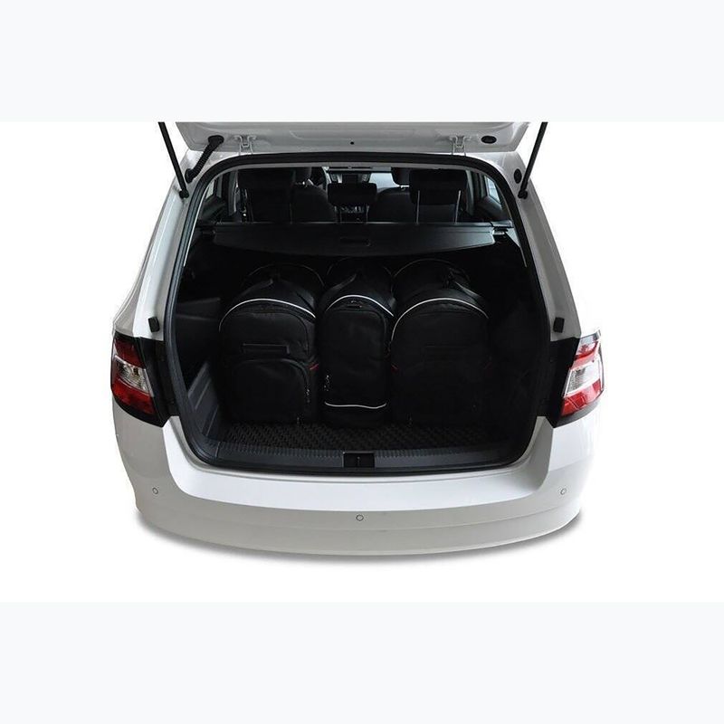 KJUST Škoda Fabia Kombi 2014-2021 sada tašiek do kufra 5 ks čierna. 14