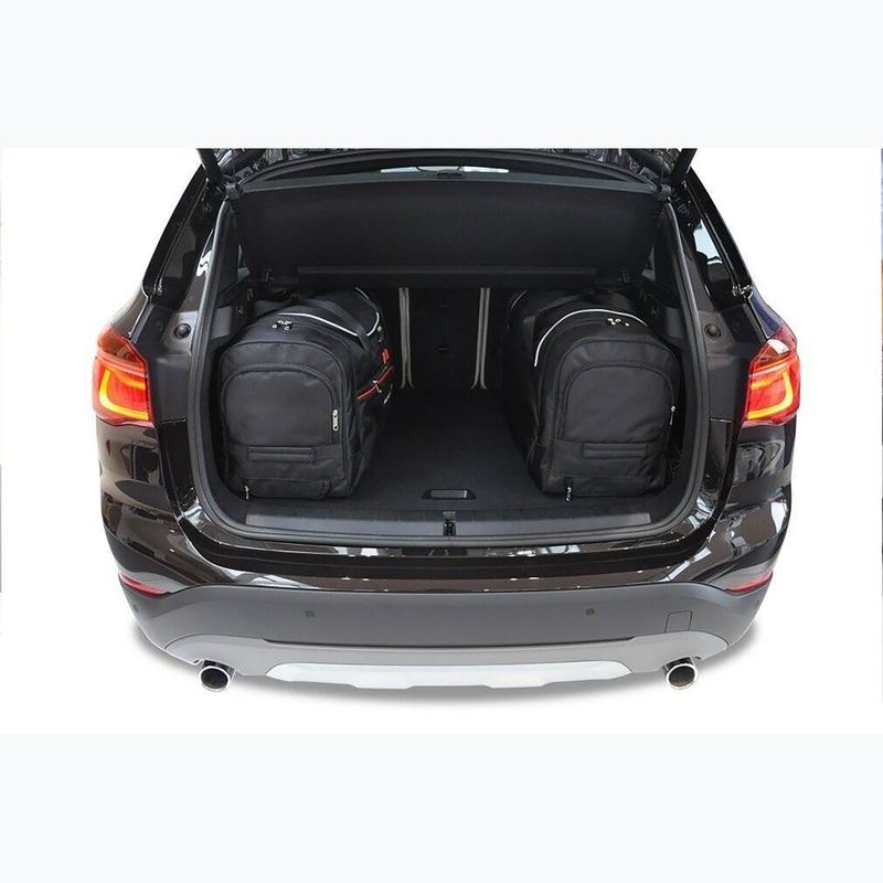 KJUST BMW X1 2015+ 4 sada tašiek do batožinového priestoru čierna 15