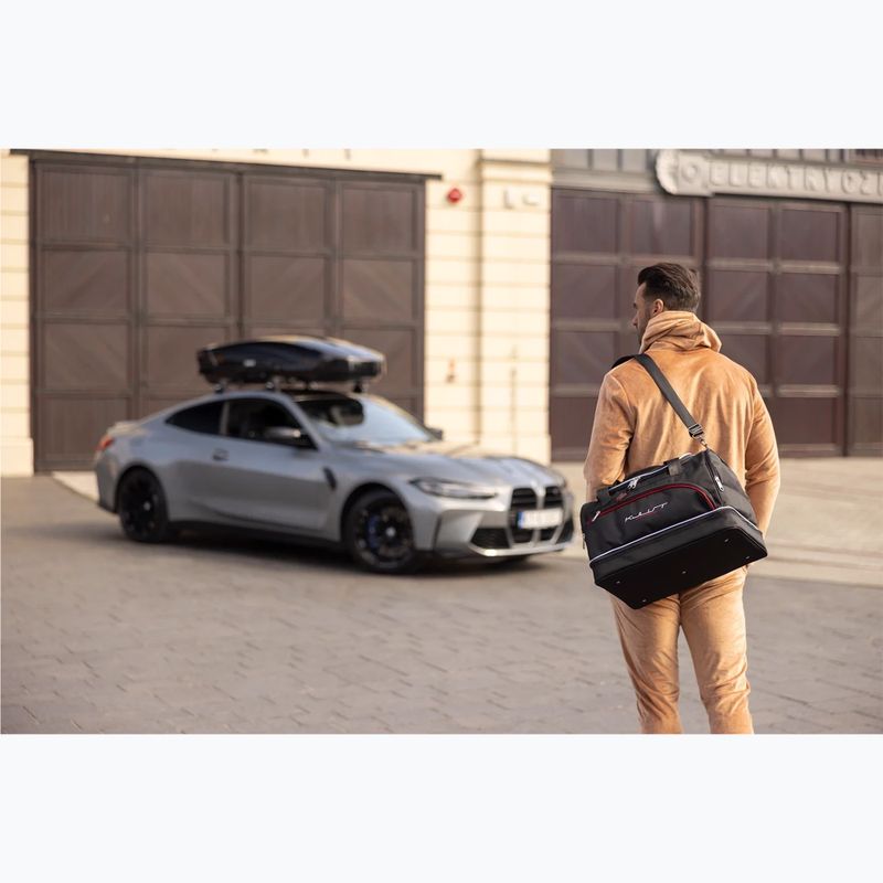 KJUST BMW X1 2015+ 4 sada tašiek do batožinového priestoru čierna 18