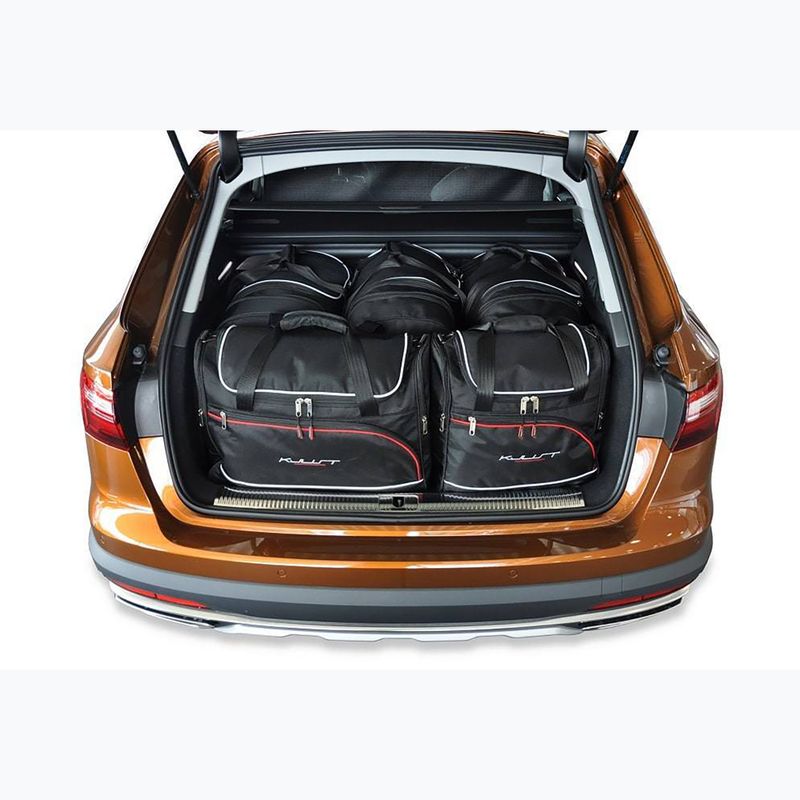 Súprava tašiek do batožinového priestoru auta KJUST Audi A4 Avant 2015+ 5 ks black 18