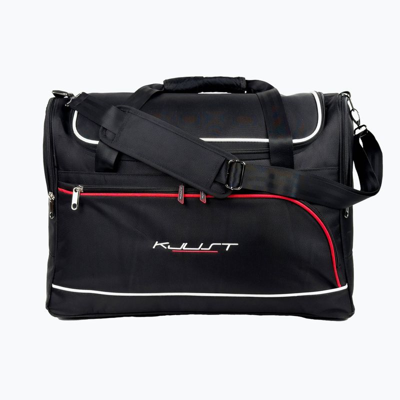 KJUST BMW X1 2015+ 4 sada tašiek do batožinového priestoru čierna 2