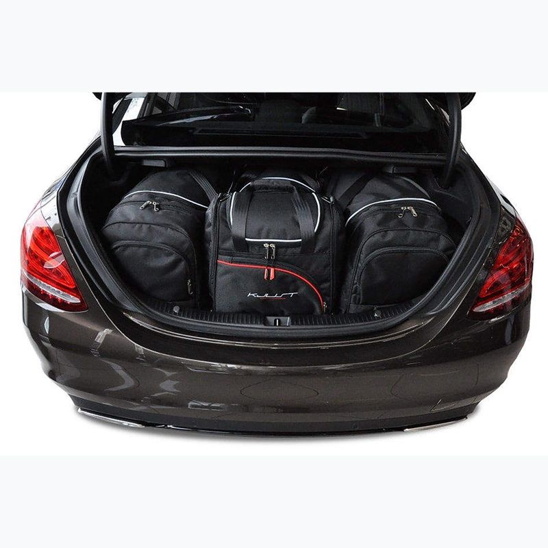 Sada tašiek do kufra KJUST Mercedes-Benz C Limousine 2013-2021 4 ks. čierna 13