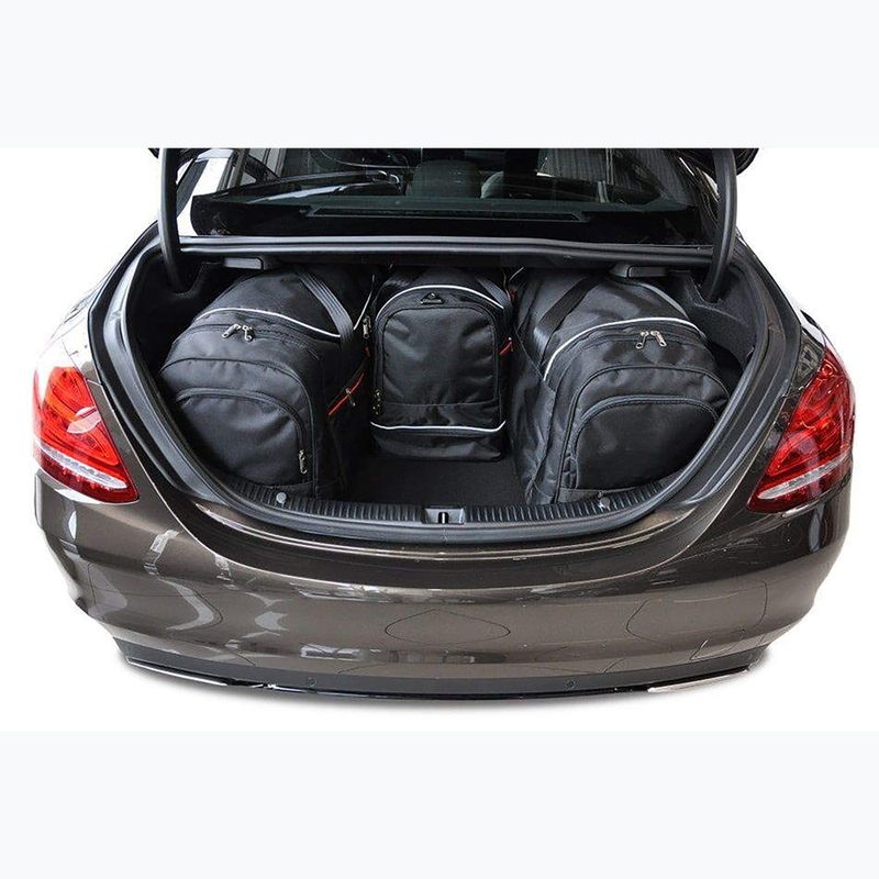 Sada tašiek do kufra KJUST Mercedes-Benz C Limousine 2013-2021 4 ks. čierna 14
