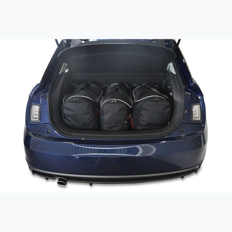 KJUST sada tašiek do kufra Audi A1 2010-2018 3 ks čierna 14