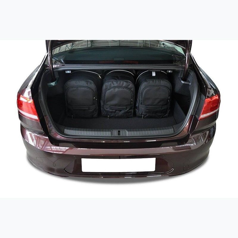 Súprava tašiek do batožinového priestoru KJUST Volkswagen Passat Limousine 2014-2021 5 ks black 18