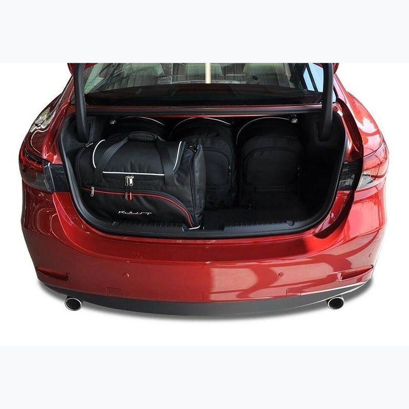 Sada tašiek do kufra KJUST Mazda 6 Limousine 2012+ 5 ks. čierna 12