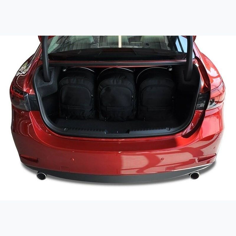 Sada tašiek do kufra KJUST Mazda 6 Limousine 2012+ 5 ks. čierna 13
